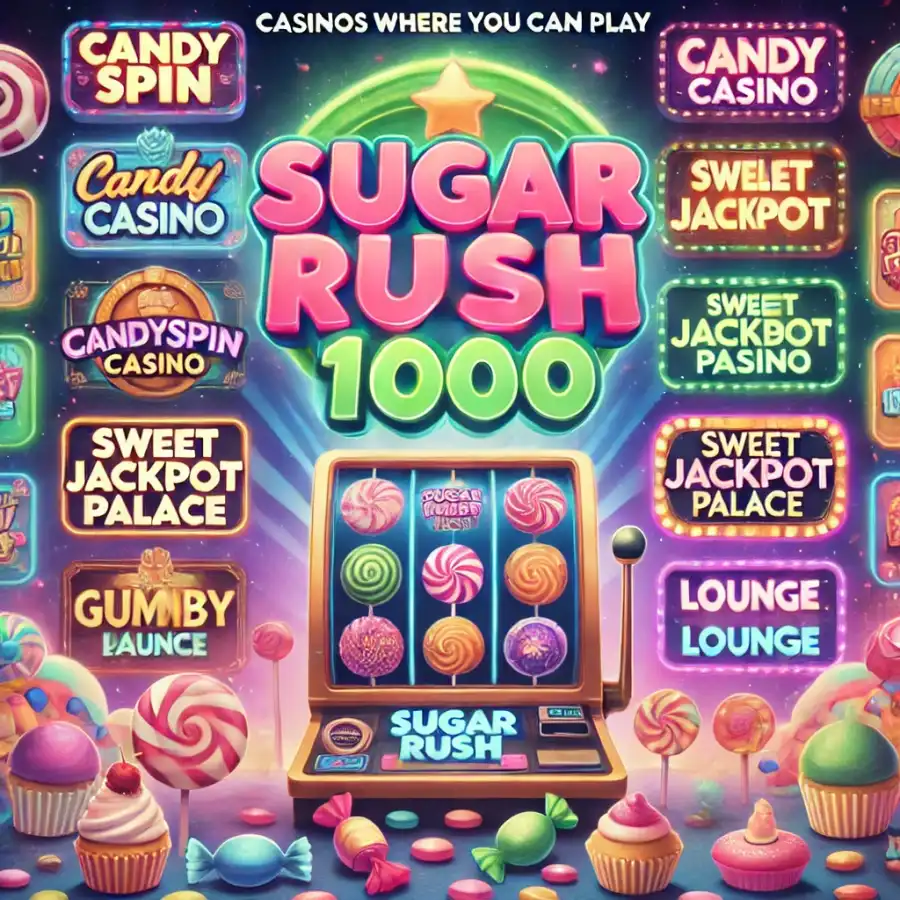 Казино, где можно играть в Sugar Rush 1000