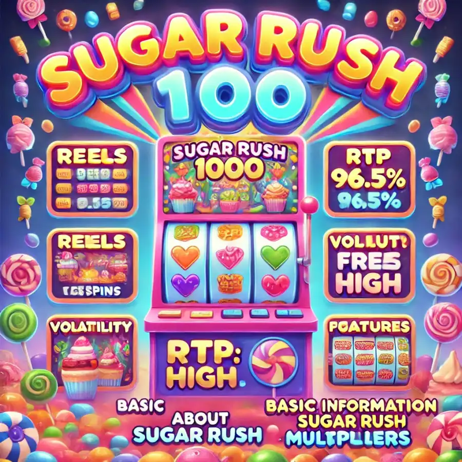 Основная информация о слоте Sugar Rush