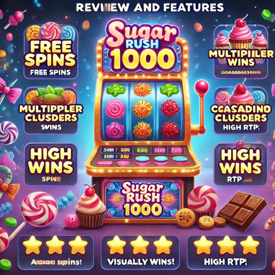 Обзор и характеристики слота Sugar Rush