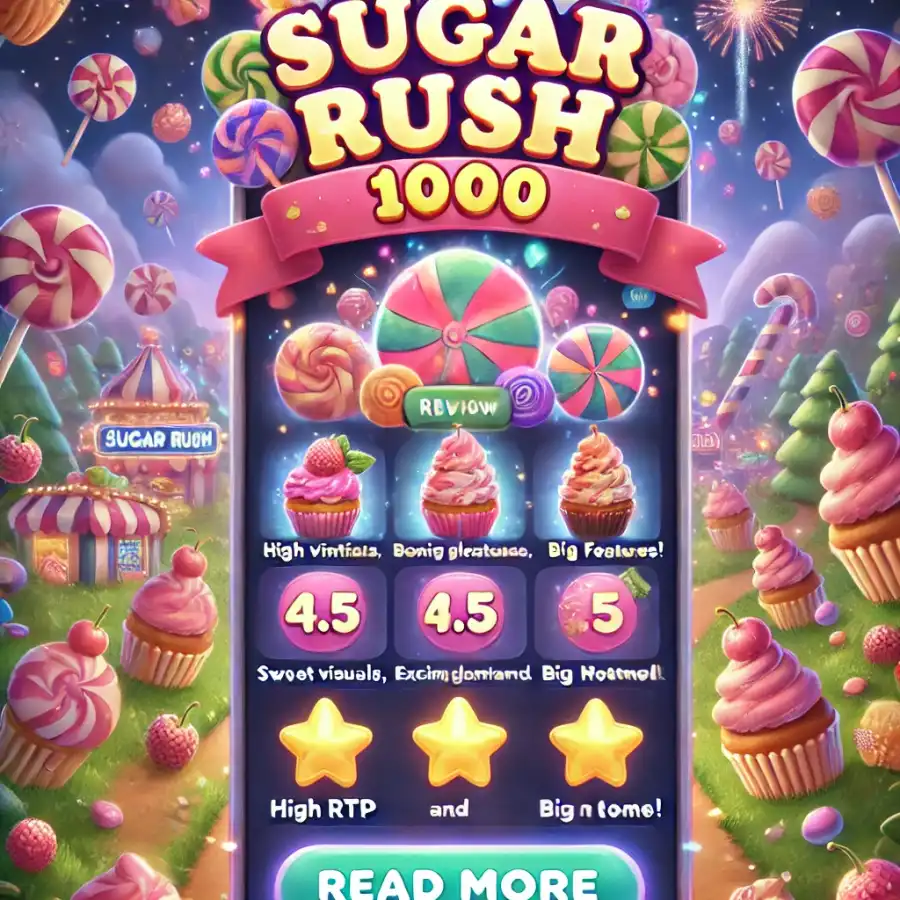 Обзор игрового автомата sugar rush