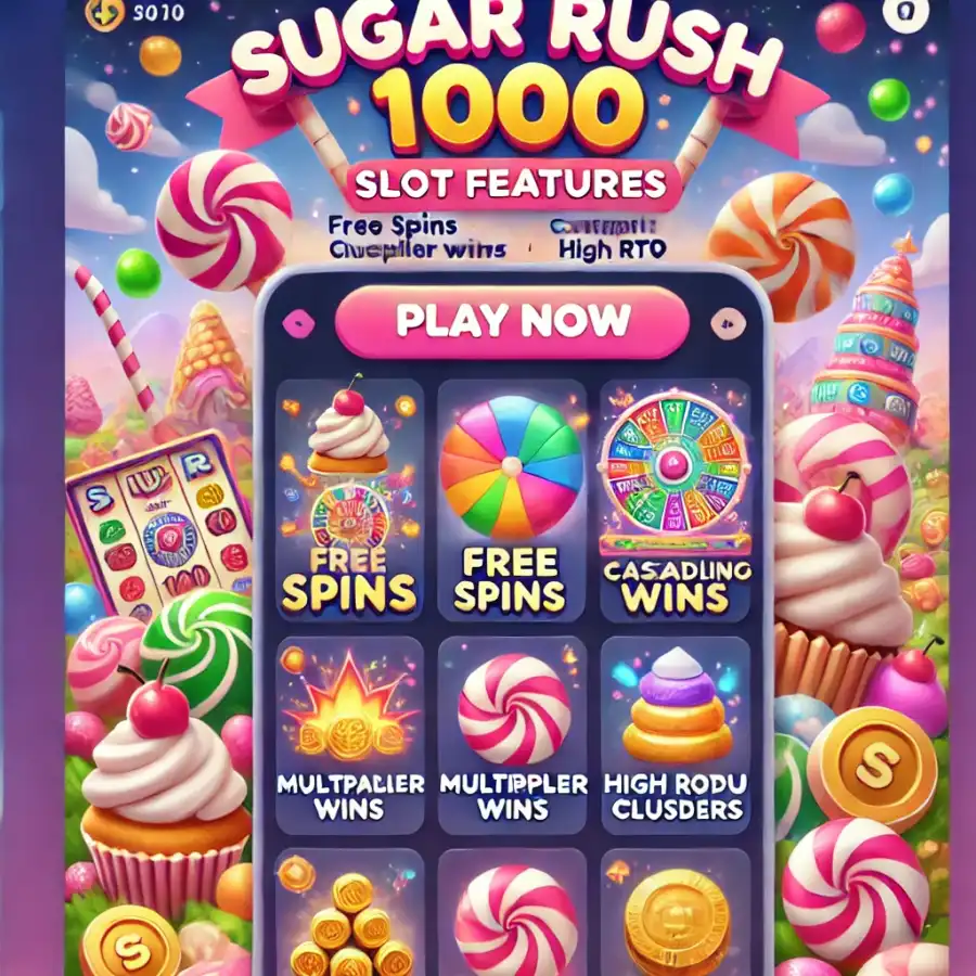 Характеристики слота Sugar Rush шуга