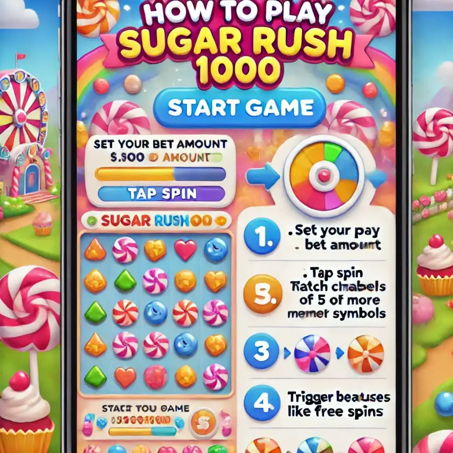 Как играть в слот Sugar Rush
