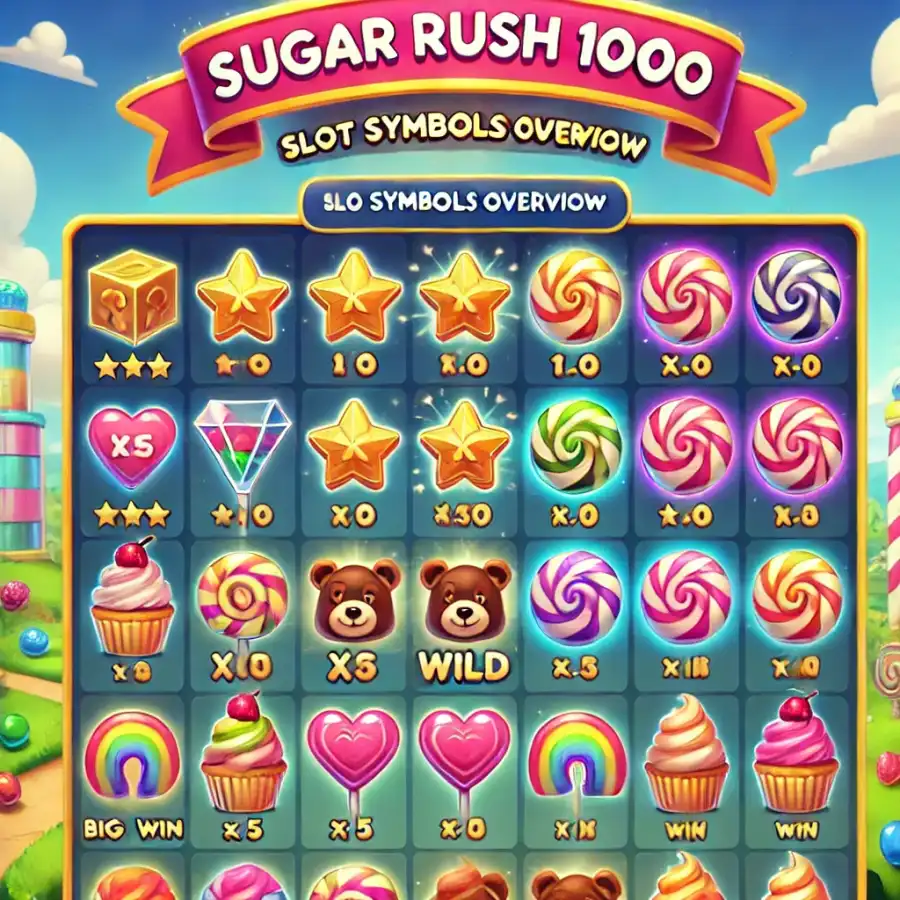 Обзор символов слота Sugar Rush